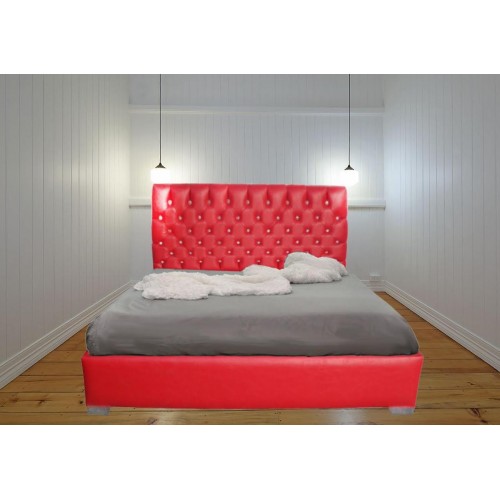 ΚΡΕΒΑΤΙ ΔΙΠΛΟ DOUBLE RED ΥΦΑΣΜΑΤΙΝΟ 160Χ200